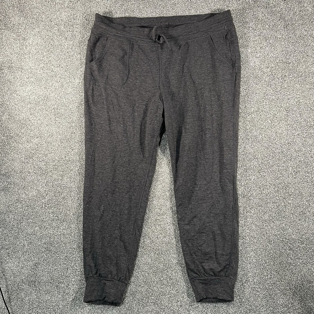 32 Degrees Heat Mens XXL Gray Jogger Pants Drawstring Sweatpants Casual